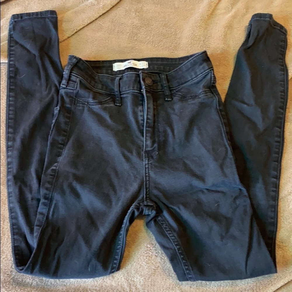 Hollister black skinny jeans